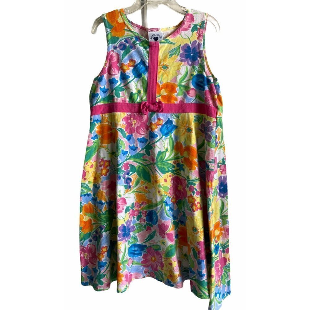 Hartstrings Girl’s Sz 7/‎ 8 Sleeveless Floral Dress